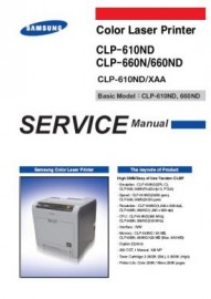 CLP-610N Service Manual