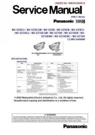 NV-VZ10 Series Service Manual