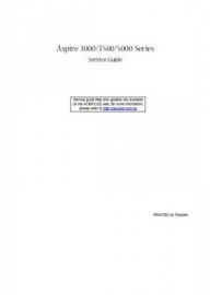Aspire 3500 Series Service Manual