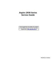 Aspire 2930 Series Service Manual