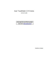 Travelmate c210 Series Service Manual